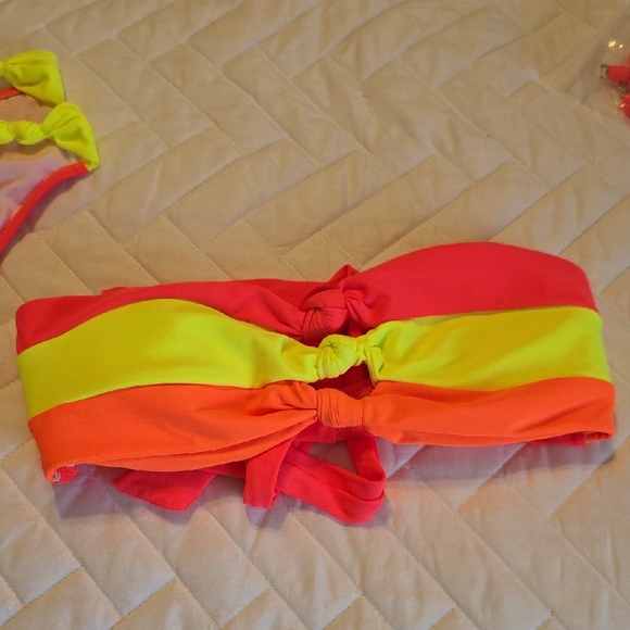 Colorful Neon Bikini Set - Picture 3 of 4